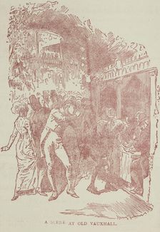 A Scene at Old Vauxhall, 1888. Creator: Unknown