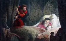A scene from Macbeth c17th century