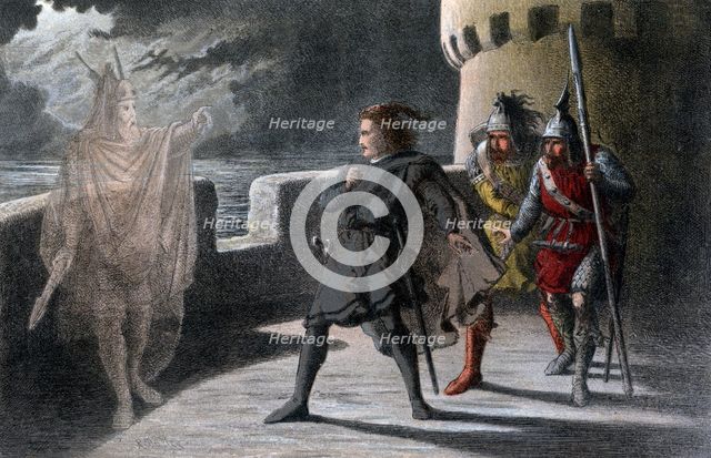 A scene from Macbeth, c17th century. Artist: Unknown