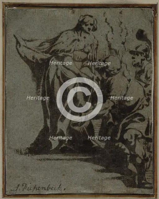 A Scene from Classical Mythology, 1600s. Creator: Anthonis Sallaert (Flemish, c. 1590-1658).