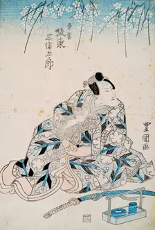 A Scene from Kabuki, 1825-1830. Creator: Utagawa Toyokuni II