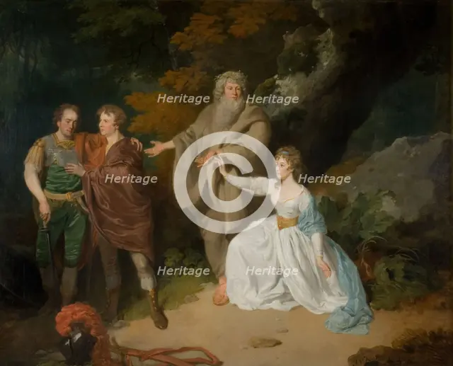 A Scene From Shakespeare's The Tempest, 1787. Creator: Francis Wheatley.