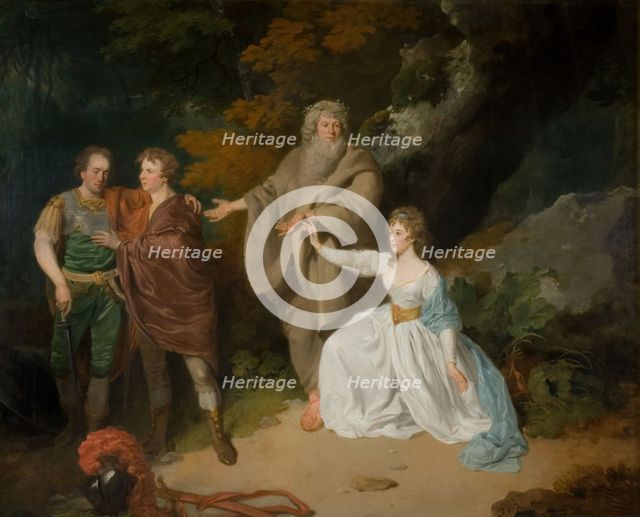 A Scene From Shakespeare's The Tempest, 1787. Creator: Francis Wheatley.