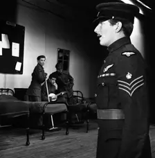 A scene from the Terence Rattigan play, "Ross", Worksop College, Nottinghamshire, 1963. Creator: Michael Walters