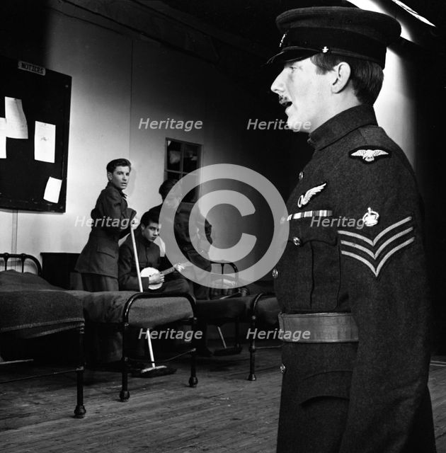 A scene from the Terence Rattigan play, "Ross", Worksop College, Nottinghamshire, 1963.  Creator: Michael Walters.