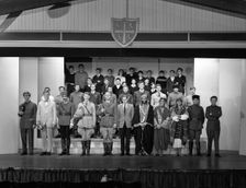 A scene from the Terence Rattigan play, "Ross", Worksop College, Nottinghamshire, 1963. Creator: Michael Walters