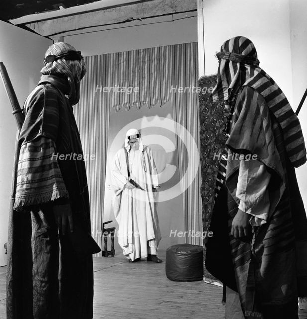 A scene from the Terence Rattigan play, "Ross", Worksop College, Nottinghamshire, 1963.  Creator: Michael Walters.