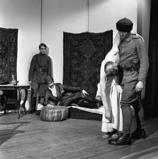 A scene from the Terence Rattigan play, "Ross", Worksop College, Nottinghamshire, 1963. Creator: Michael Walters