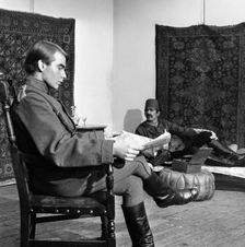 A scene from the Terence Rattigan play, "Ross", Worksop College, Nottinghamshire, 1963. Creator: Michael Walters