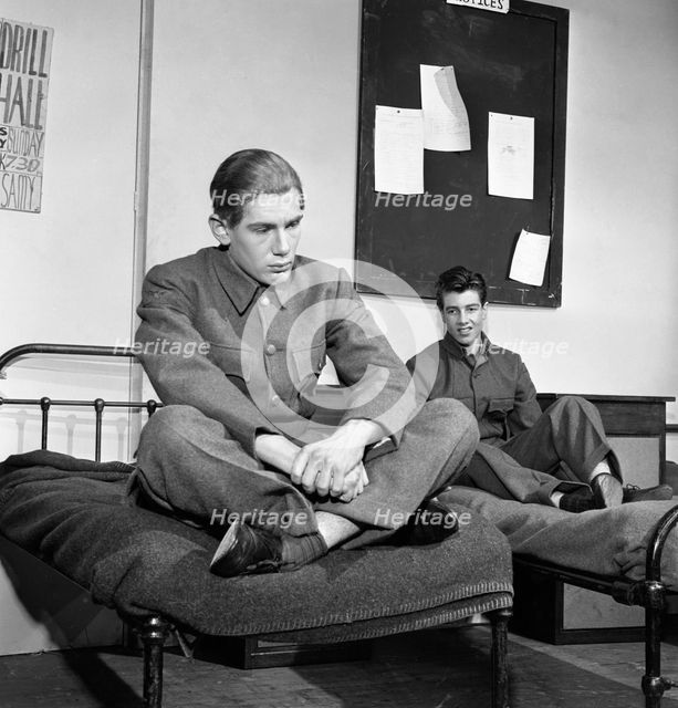 A scene from the Terence Rattigan play, "Ross", Worksop College, Nottinghamshire, 1963.  Creator: Michael Walters.