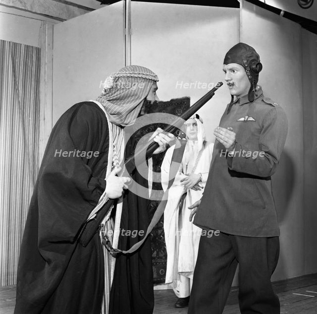 A scene from the Terence Rattigan play, "Ross", Worksop College, Nottinghamshire, 1963.  Creator: Michael Walters.