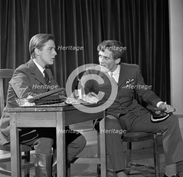 A scene from the Terence Rattigan play, "Ross", Worksop College, Nottinghamshire, 1963.  Creator: Michael Walters.