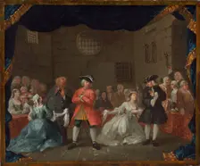 A Scene from The Beggar's Opera, 1728/1729. Creator: William Hogarth