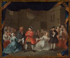 A Scene from The Beggar's Opera, 1728/1729. Creator: William Hogarth
