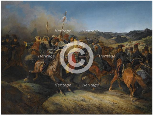 A scene from the Russo-Turkish War. Artist: Vernet, Horace, (Circle of)  