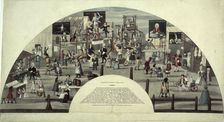 A scene of Bartholomew Fair, 18th century