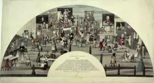 A scene of Bartholomew Fair, 18th century. Creator: Unknown