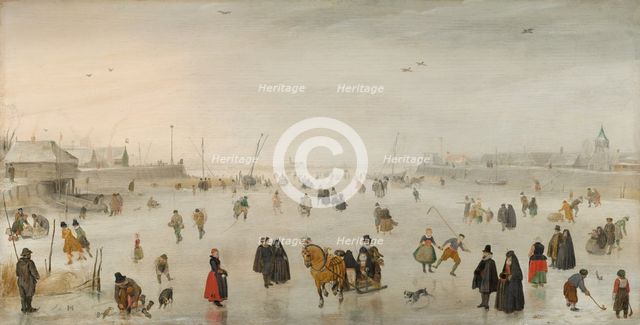 A Scene on the Ice, 1625. Creator: Hendrick Avercamp.