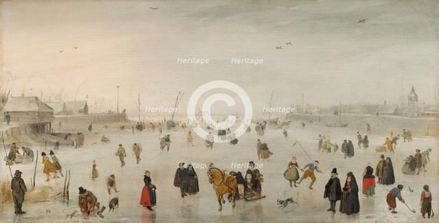 A Scene on the Ice, c. 1625. Creator: Hendrick Avercamp.