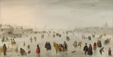 A Scene on the Ice, c. 1625. Creator: Hendrick Avercamp
