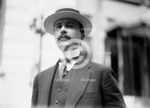 A. Schliemann, E.E. and M.P. from Greece, 1915. Creator: Harris & Ewing.