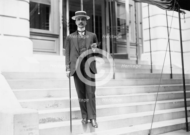 A. Schliemann, E.E. and M.P. from Greece, 1915. Creator: Harris & Ewing.