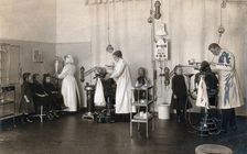 A school-children's dental clinic in Berlin: some children being treated..., c1900. Creator: Unknown