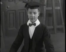 A School Boy in a comedy starring Will Hay, 1920s. Creator: British Pathe Ltd