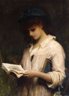 A Schoolgirl, 1887. Creator: Luke Fildes