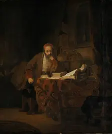 A Scholar in his Study, probably 1640s. Creator: Ferdinand Bol