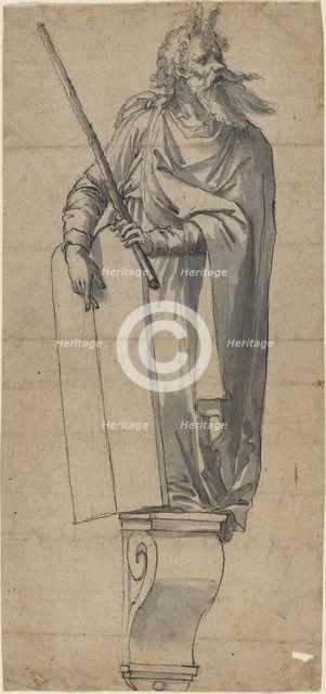A Sculpture of Moses, 1530s?. Creator: Unknown.