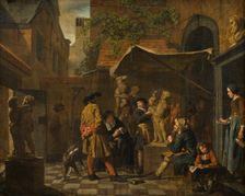 A Sculptor's Studio, early-mid 18th century. Creator: Jan Josef Horemans I