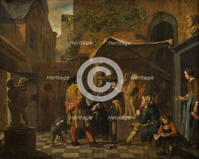 A Sculptor's Studio, early-mid 18th century. Creator: Jan Josef Horemans I.