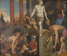 A Sculptor's Studio, 1618-1639. Creator: Reinhold Timm