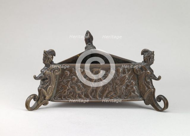 A Sand-Box (Triangular), c. 1525/1540. Creator: Andrea Briosco.