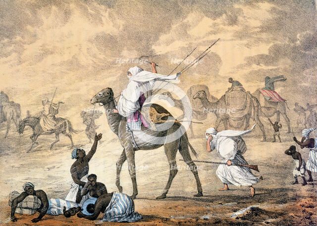 'A Sand Wind on the Desert', 1821. Artist: Denis Dighton