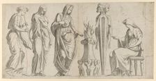 A Sacrifice, 1540-56. Creator: Leon Davent