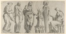 A Sacrifice, mid-16th century. Creator: Leon Davent