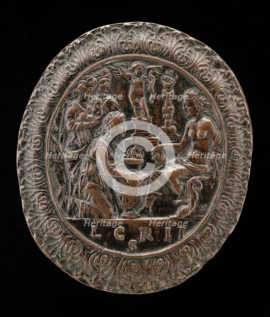 A Sacrifice to Cupid, c. 1525. Creator: Unknown.