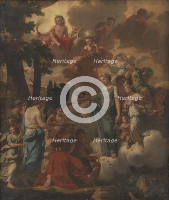 A Sacrifice to Apollo, 1672. Creator: Zacharias Webber.