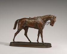 A Saddled Racehorse, model c. 1860s. Creator: Pierre-Jules Mene