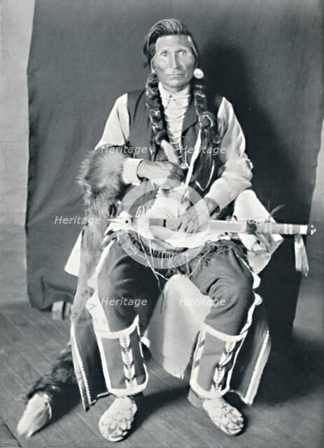 A Sahaptin Indian, 1912. Artist: Robert Wilson Shufeldt.