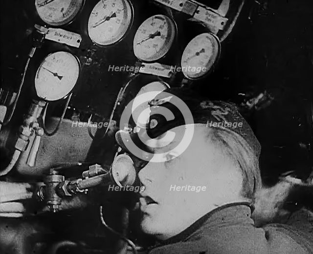A Sailor in a U-Boat, 1943. Creator: British Pathe Ltd.