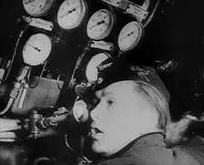 A Sailor in a U-Boat, 1943. Creator: British Pathe Ltd
