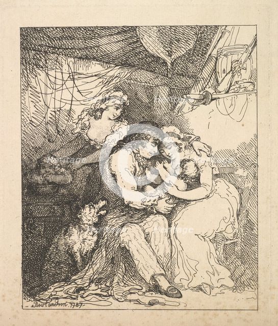 A Sailor's Family, 1787. Creator: Thomas Rowlandson.