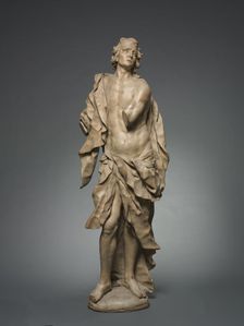 A Saint, c. 1730. Creator: Diego Francesco Carlone (Italian, 1674-1750), follower of