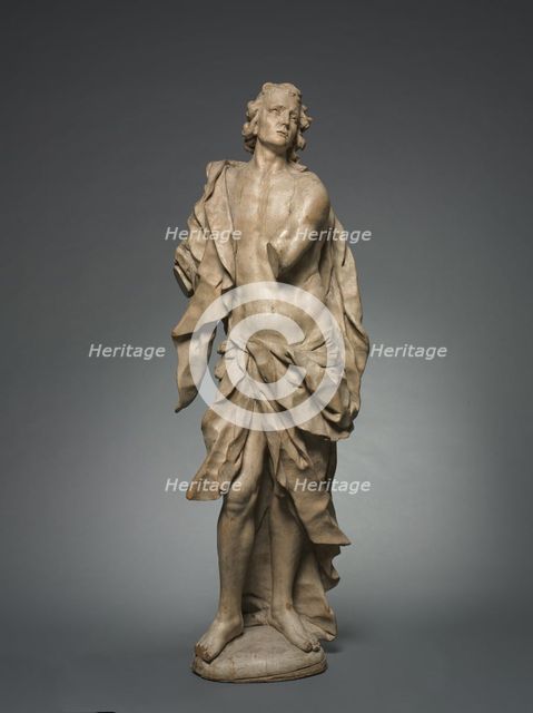 A Saint, c. 1730. Creator: Diego Francesco Carlone (Italian, 1674-1750), follower of.