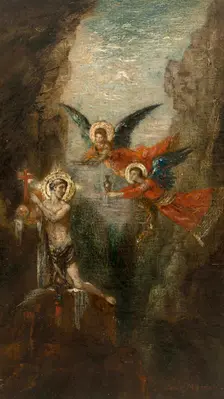 A Saint in the Desert, c1879. Creator: Gustave Moreau