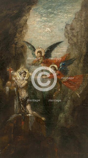 A Saint in the Desert, c1879. Creator: Gustave Moreau.