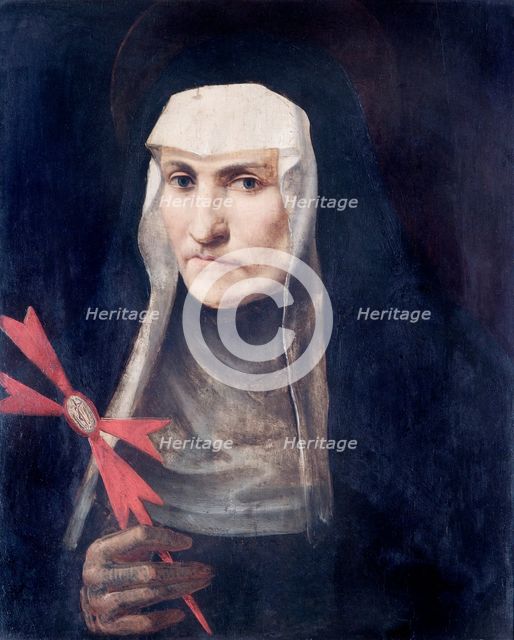 'A Sainted Nun', mid 16th century. Artist: Unknown.